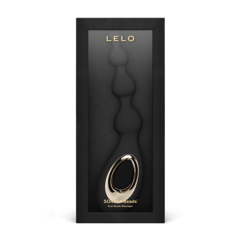LELO Soraya Beads - akkus, vízálló anál vibrátor (fekete) 82650 termék bemutató kép