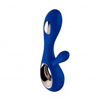 LELO Soraya Wave - akkus, csiklókaros, bólogató vibrátor (kék) 38286 termék bemutató kép
