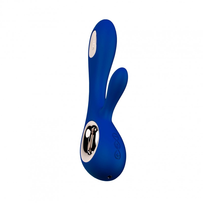 LELO Soraya Wave - akkus, csiklókaros, bólogató vibrátor (kék) 38289 termék bemutató kép