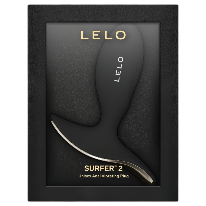 LELO Surfer - App-vezérelt análvibrátor (fekete) 147428 termék bemutató kép