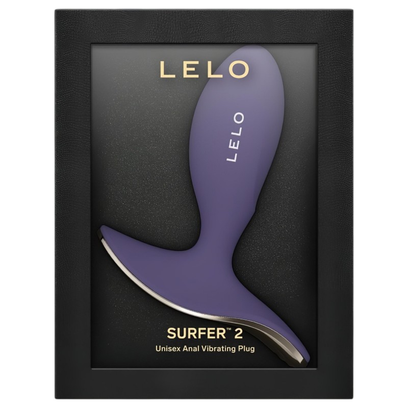 LELO Surfer - okos vibrációs anál plug (lila) 127650 termék bemutató kép