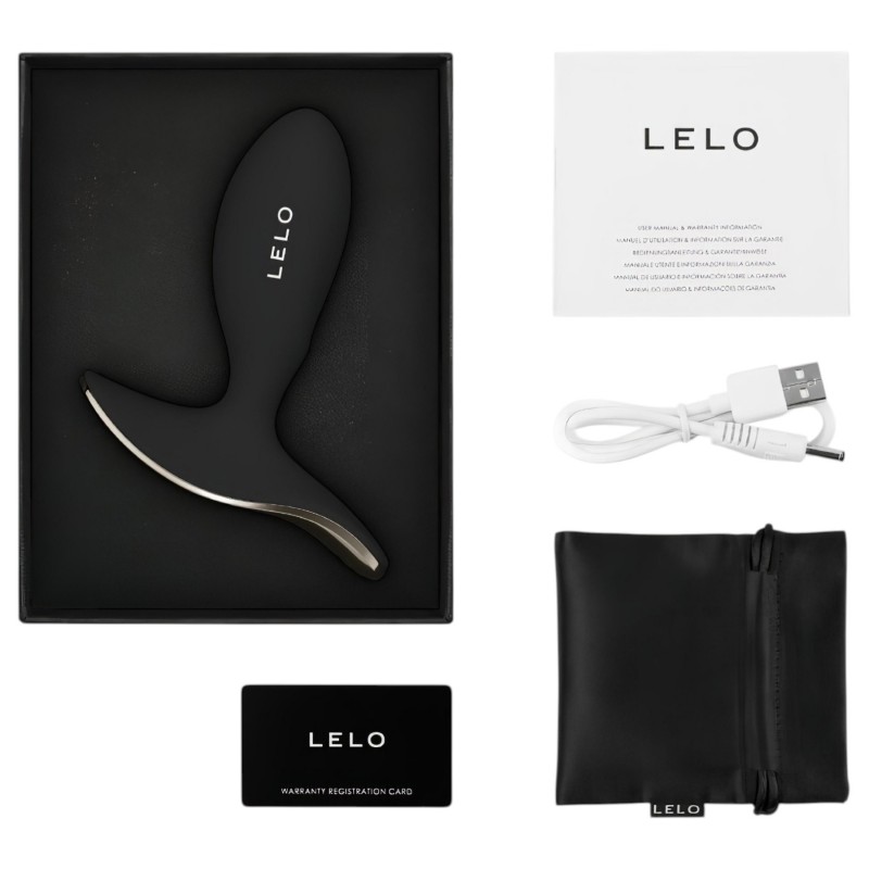 LELO Surfer - App-vezérelt análvibrátor (fekete) 139378 termék bemutató kép