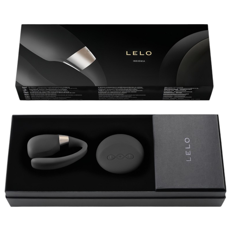 LELO Tiani 3 - szilikon párvibrátor (fekete) 164622 termék bemutató kép