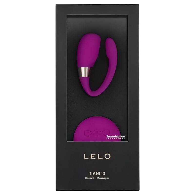 LELO Tiani 3 - szilikon párvibrátor (lila) 155270 termék bemutató kép