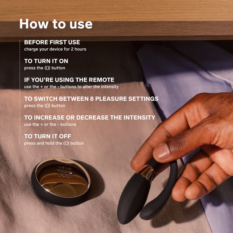 LELO Tiani Duo - szilikon párvibrátor (kék) 92494 termék bemutató kép