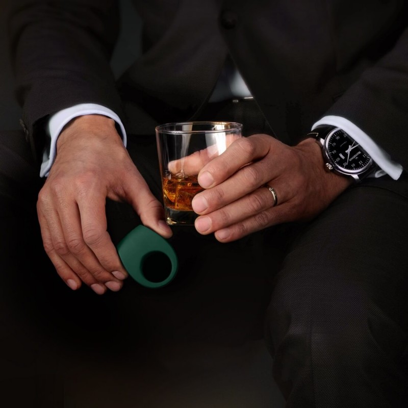 LELO Tor 2 - akkus, vibrációs péniszgyűrű (zöld) 53409 termék bemutató kép