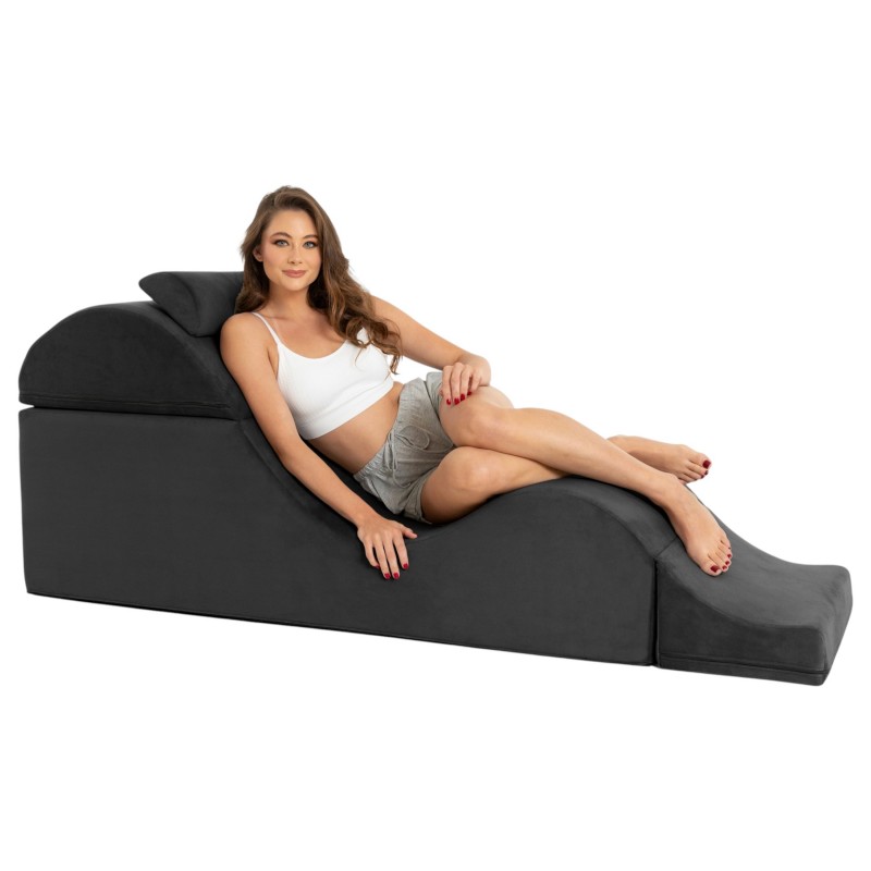 Liberator Aria Flip Chaise - dönthető szexbútor (fekete) 152213 termék bemutató kép