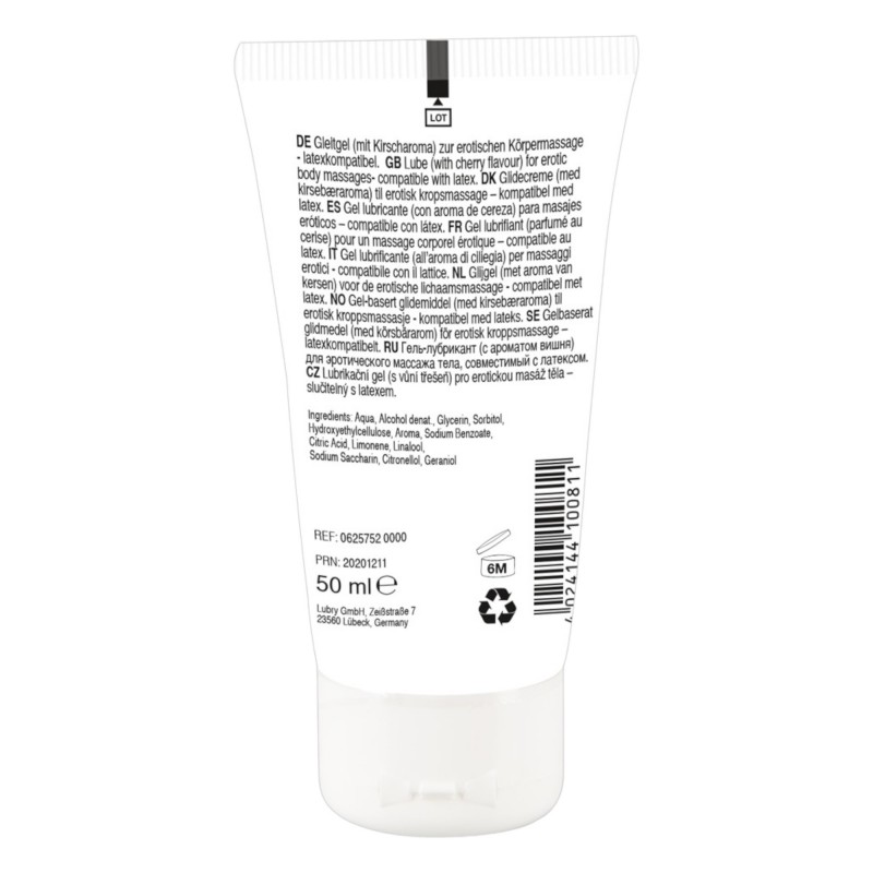 Lick it! - 2in1 ehető síkosító - cseresznye (50 ml) 89451 termék bemutató kép