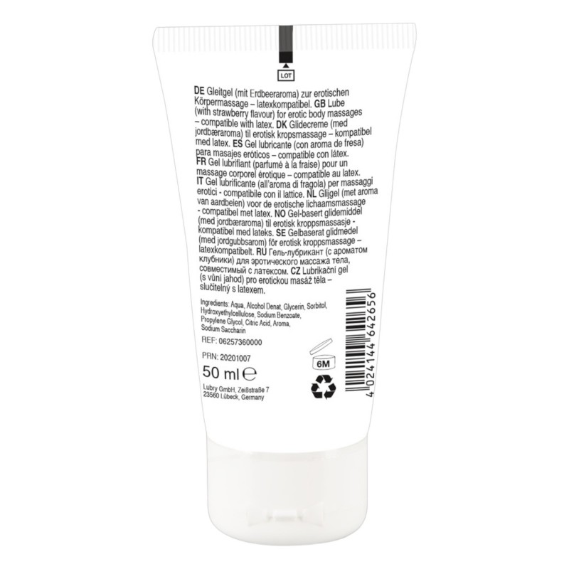 Lick it! - 2in1 ehető síkosító - eper (50 ml) 89452 termék bemutató kép
