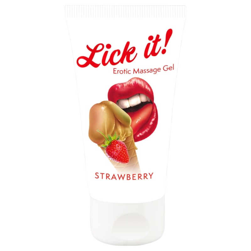 Lick it! - epres ízű 2in1 ehető síkosító (50 ml) 158945 termék bemutató kép