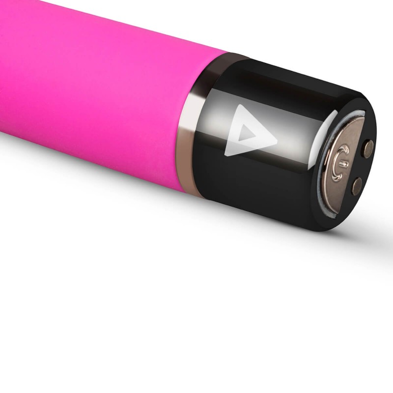 Lil Vibe Swirl - akkus, vízálló rúdvibrátor (pink) 57145 termék bemutató kép