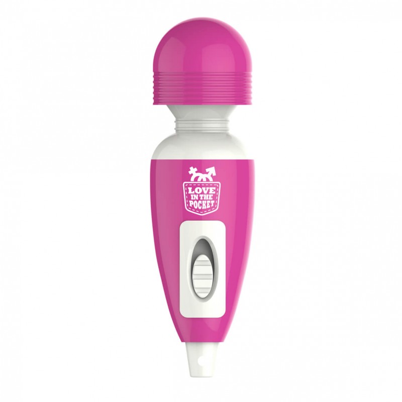 Love Wand - mini masszírozó vibrátor (pink) 13587 termék bemutató kép