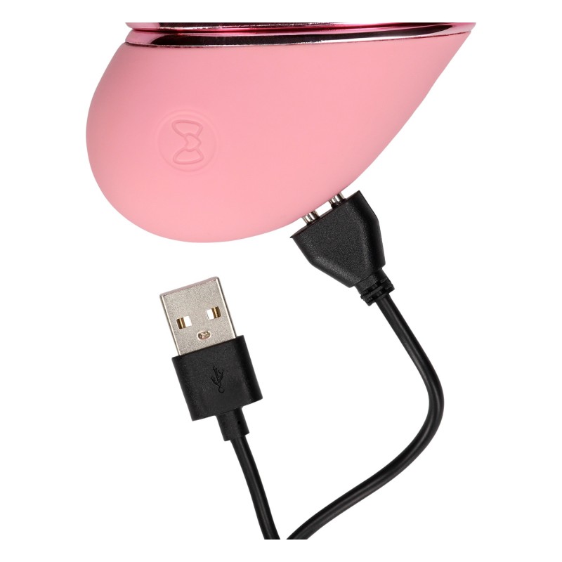 Loveline Tapping Heart - akkus csiklóizgató vibrátor (pink) 96022 termék bemutató kép