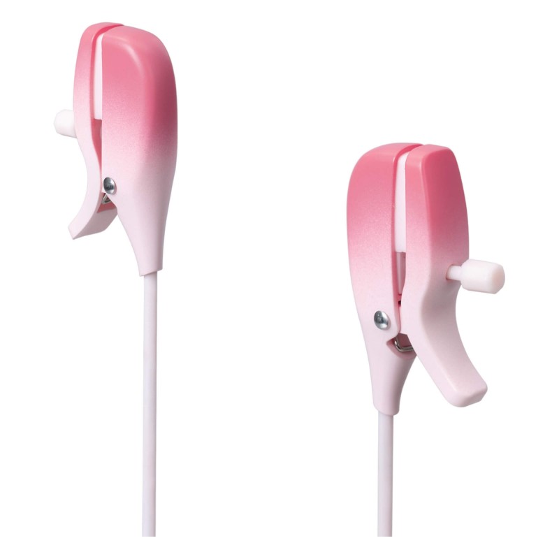 LOVENSE Gemini - okos, vibrációs mellbimbó csipesz (pink) 92266 termék bemutató kép