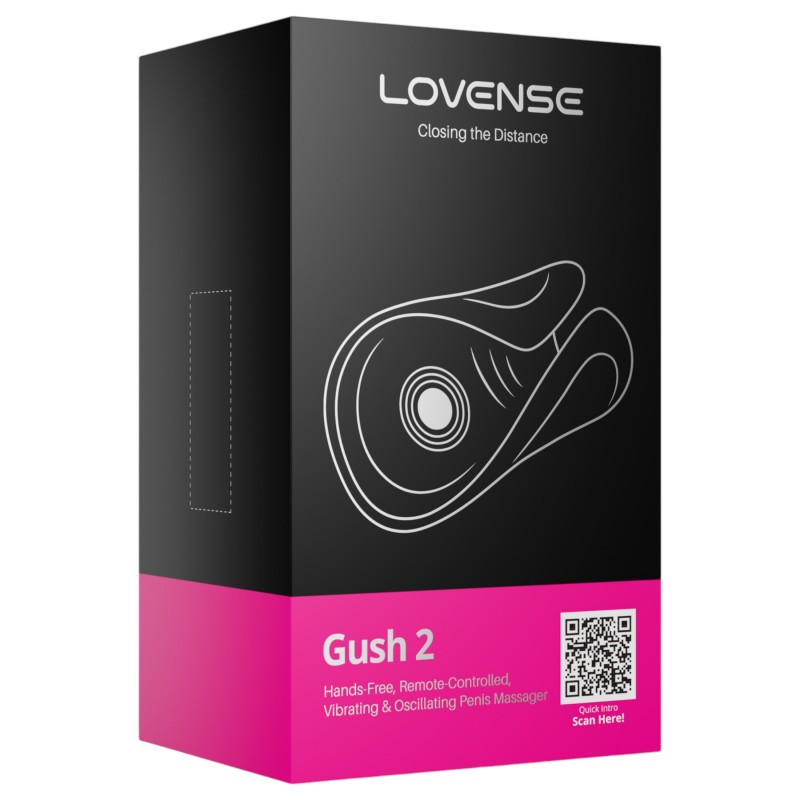 Lovense Gush 2 – App-vezérelt makk vibrátor (türkiz) 152762 termék bemutató kép