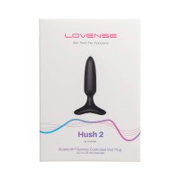 LOVENSE Hush 2 XS - akkus kis anál vibrátor (25mm) - fekete 52655 termék bemutató kép