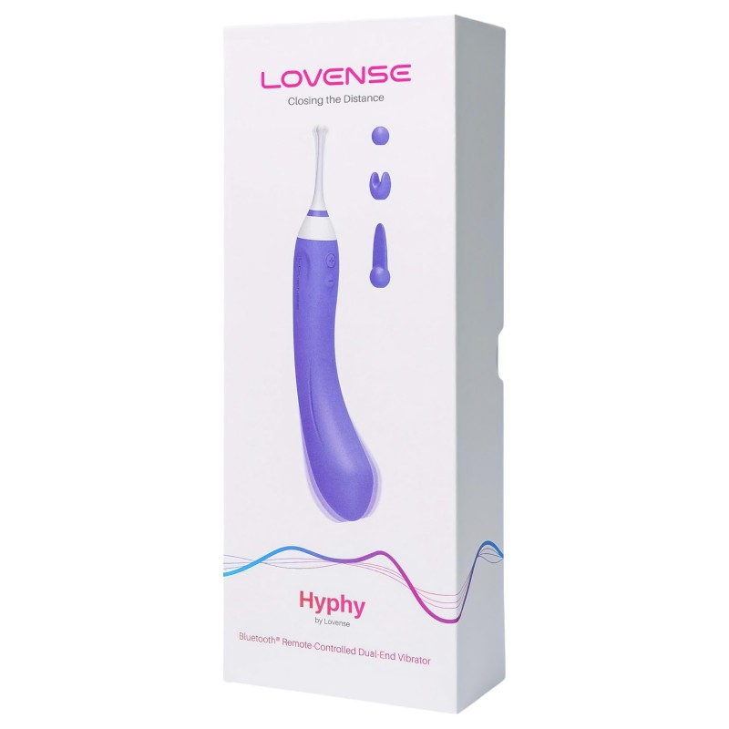 Lovense Hyphy - App-vezérelt 2in1 vibrátor (lila) 137936 termék bemutató kép