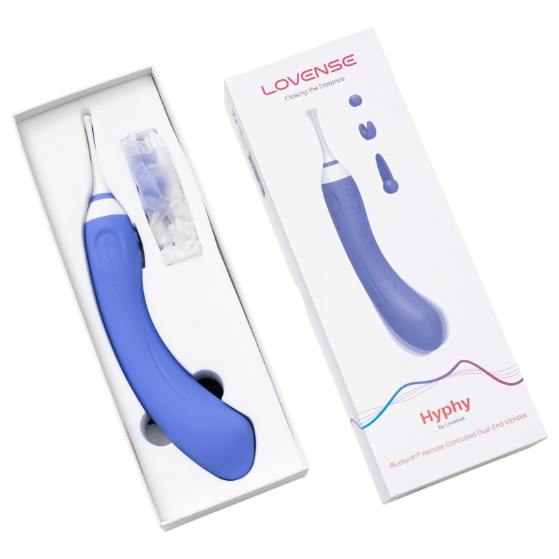 Lovense Hyphy - App-vezérelt 2in1 vibrátor (lila) 137942 termék bemutató kép