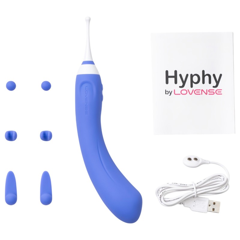 Lovense Hyphy - App-vezérelt 2in1 vibrátor (lila) 137943 termék bemutató kép