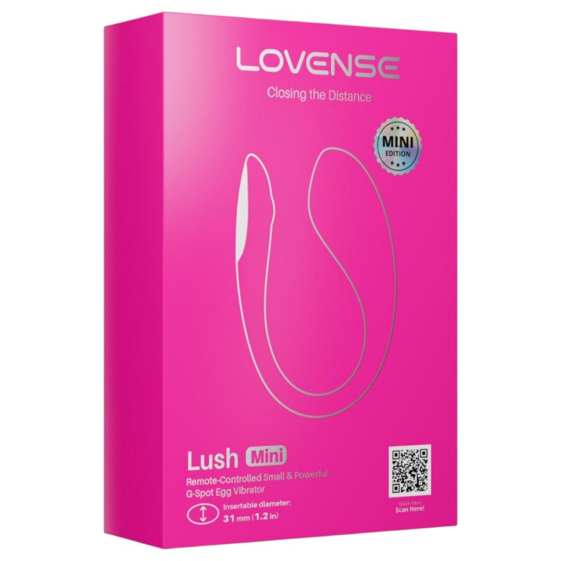 Lovense Lush Mini - App-vezérelt vibrációs tojás (pink) 146985 termék bemutató kép