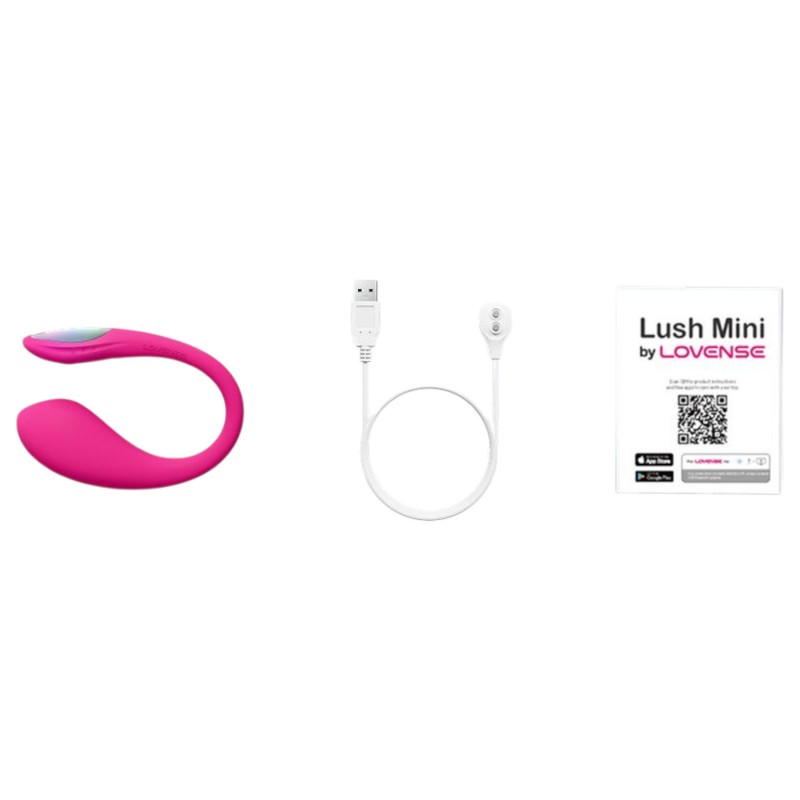 Lovense Lush Mini - App-vezérelt vibrációs tojás (pink) 146986 termék bemutató kép