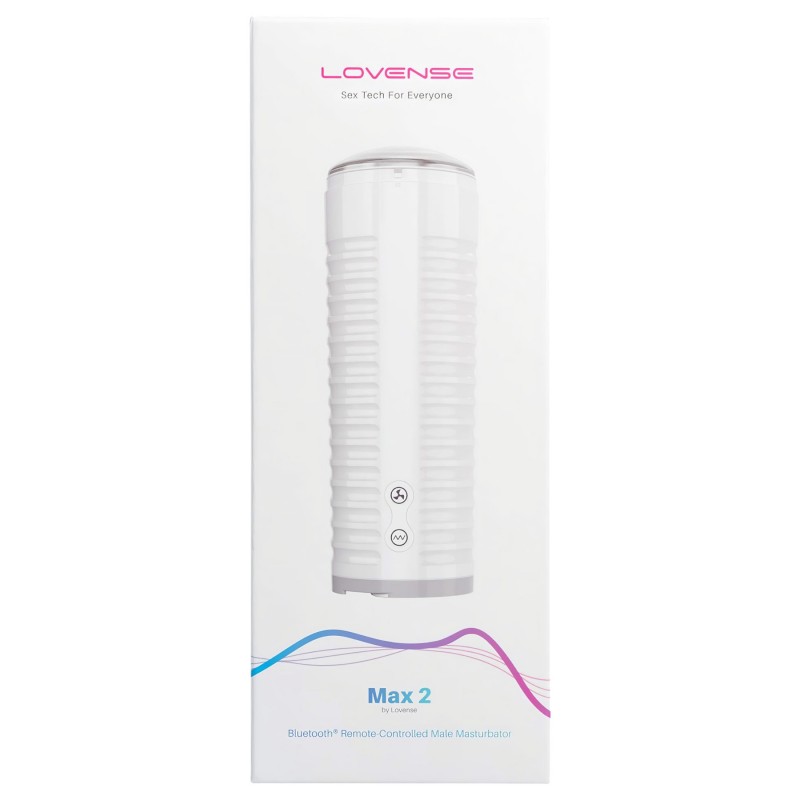 Lovense Max 2 - App-vezérelt maszturbátor, férfiaknak (fehér) 138310 termék bemutató kép
