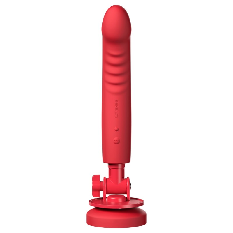 Lovense Mission 2 - App-vezérelt vibrátor tapadókoronggal (piros) 122403 termék bemutató kép