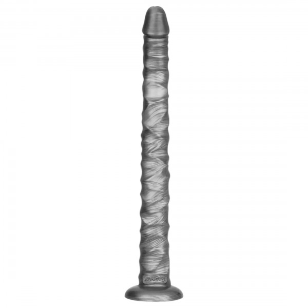 Lovetoy King Sized - extra nagy vibrátor - 40,5 cm (szürke)