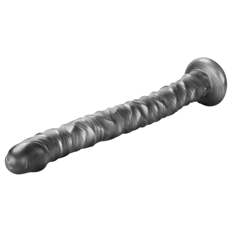 Lovetoy King Sized - extra nagy vibrátor - 40,5 cm (szürke) 119893 termék bemutató kép