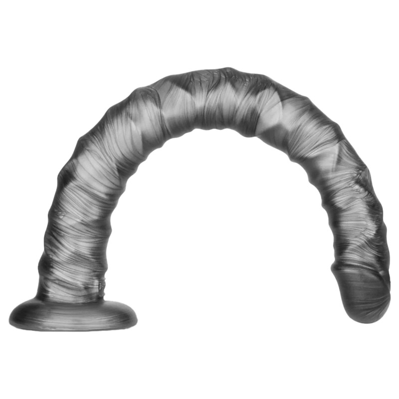 Lovetoy King Sized - extra nagy vibrátor - 40,5 cm (szürke) 119894 termék bemutató kép