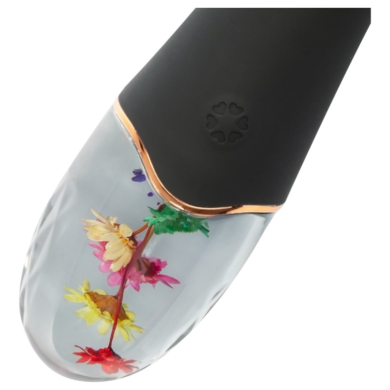 LOVISS Flower Amber - G-pont vibrátor (fekete) 149248 termék bemutató kép