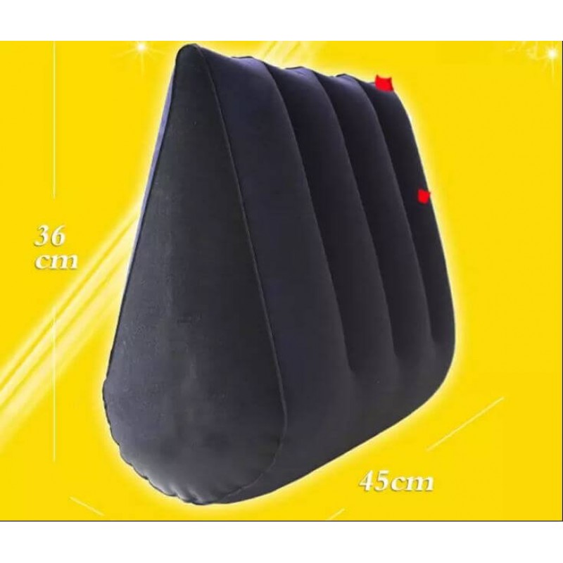 Desirel Magic Pillow - Felfújható szexpárna - ék alakú (lila) 70251 termék bemutató kép