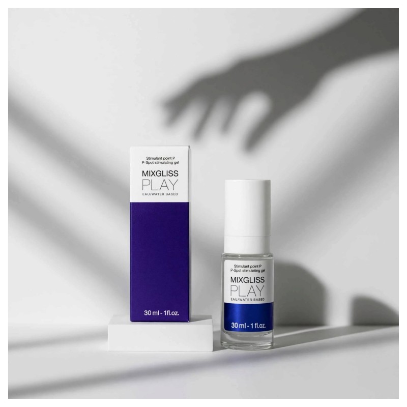 Mixgliss Play - prosztata stimuláló síkosító gél férfiaknak, illatmentes (30ml) 171160 termék bemutató kép