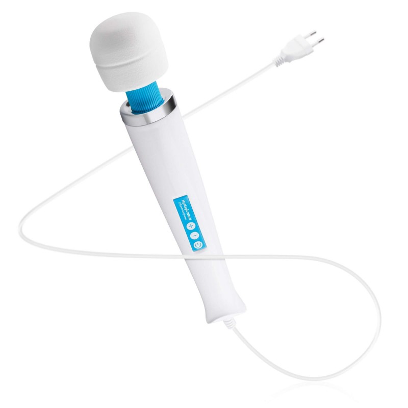 MyMagicWand - erős masszírozó vibrátor (fehér-kék) 73797 termék bemutató kép