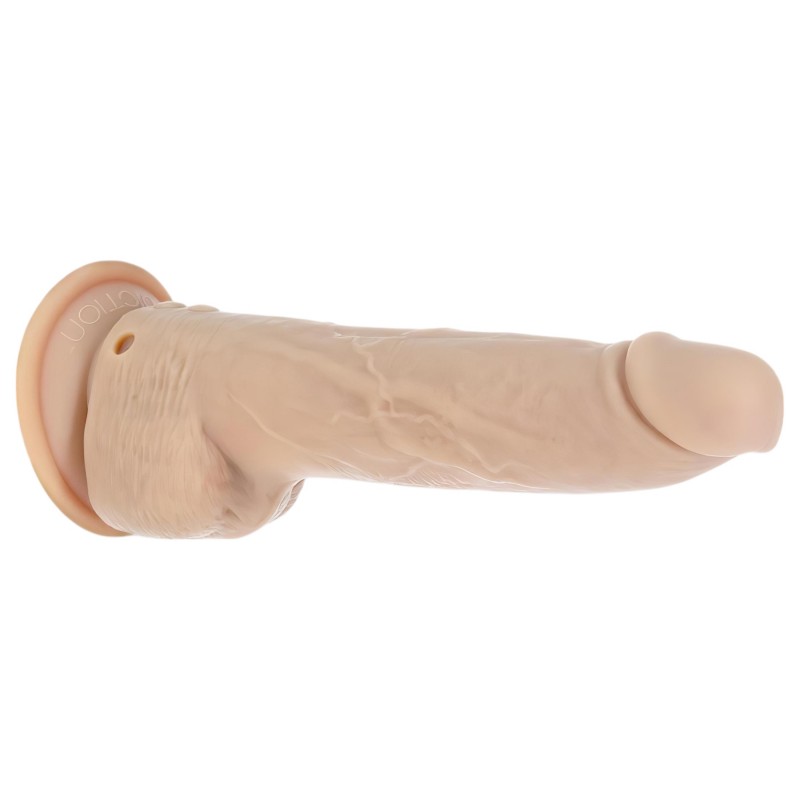 Naked Addiction Thrusting 9 - lökő vibrátor - natúr (23cm) 98518 termék bemutató kép