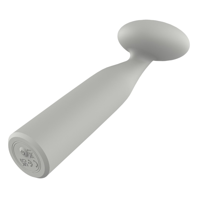 Nude Luna - akkus mini wand vibrátor (szürke) 95278 termék bemutató kép