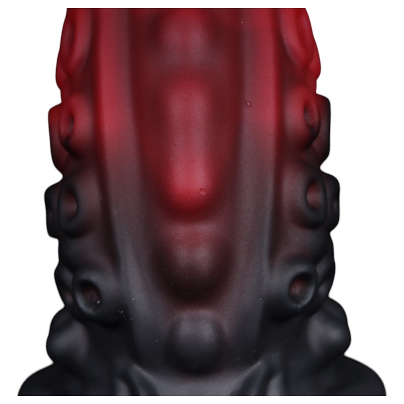 OgazR - polipkar dildó - 19 cm (piros) 134659 termék bemutató kép