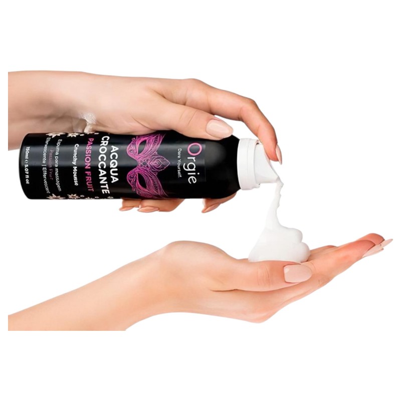 Orgie Acqua Croccante - erotikus masszázshab maracuja illattal (150 ml) 165782 termék bemutató kép