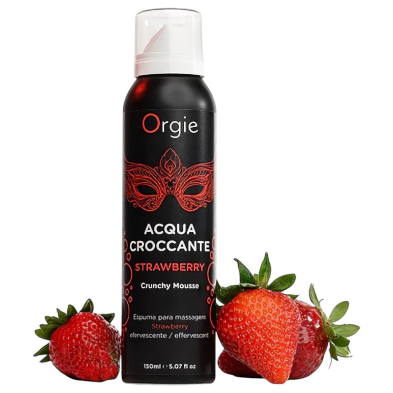 Orgie Acqua Croccante - masszázs hab - eper (150 ml) 133980 termék bemutató kép