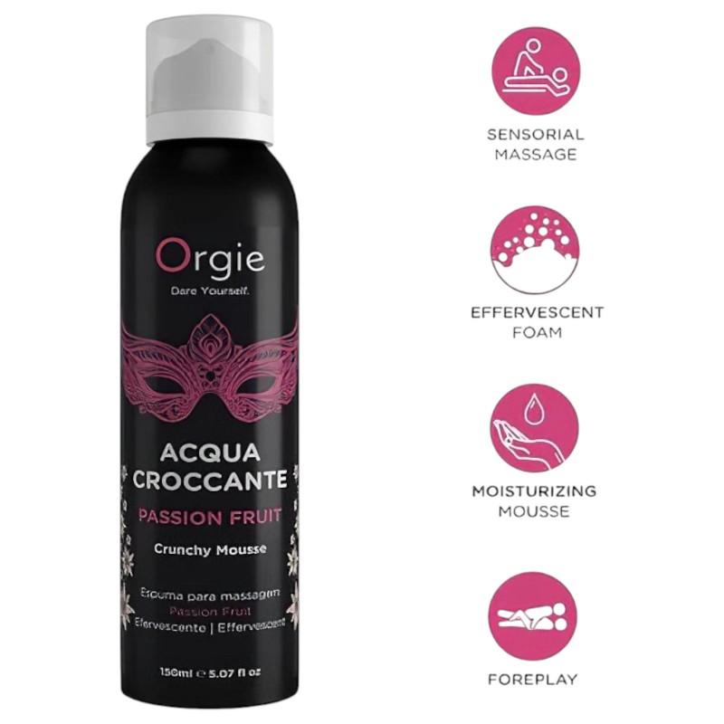 Orgie Acqua Croccante - masszázs hab - passion fruit (150 ml) 135068 termék bemutató kép