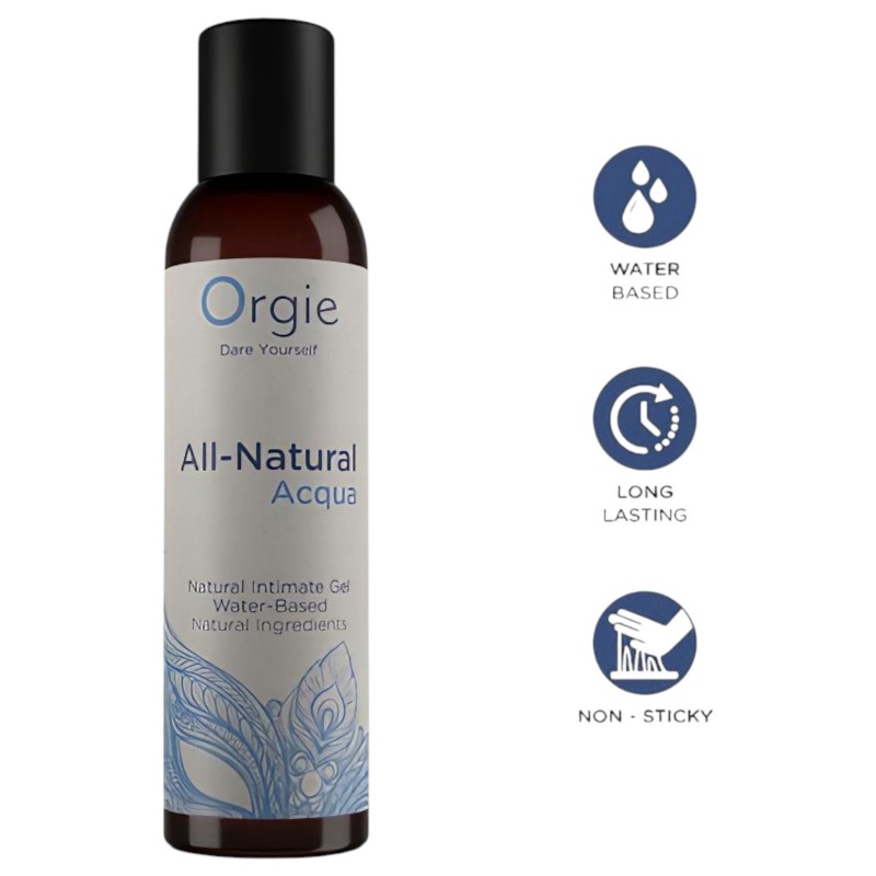 Orgie All Natural - vízbázisú síkosító gél (150 ml) 134798 termék bemutató kép