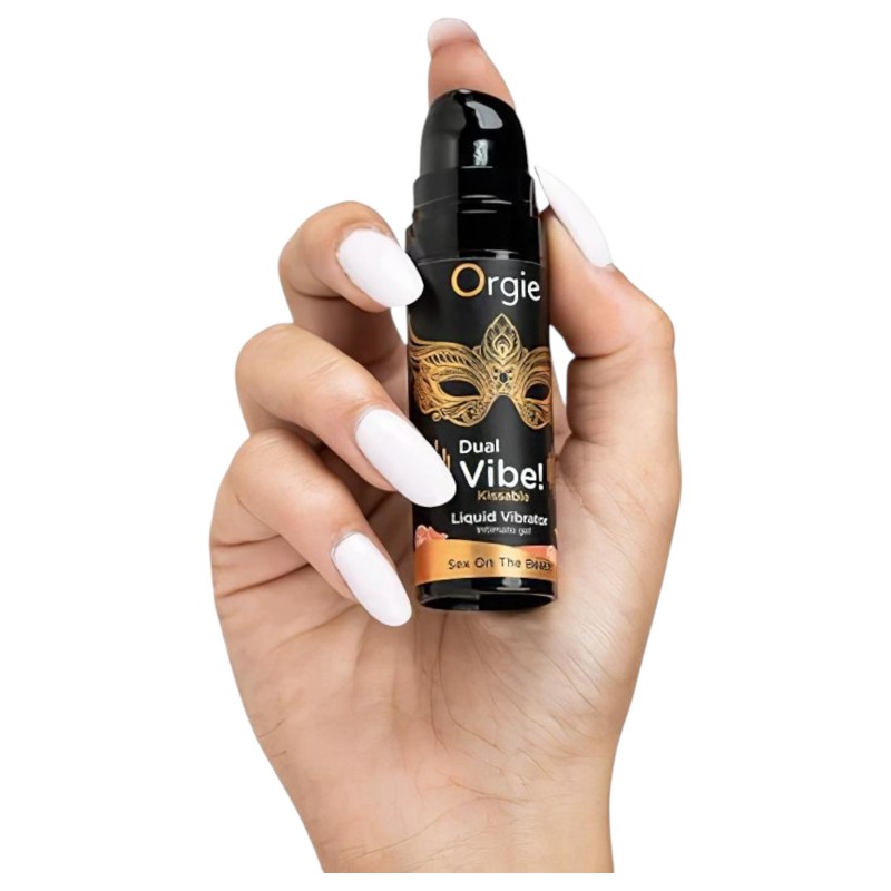Orgie Dual Vibe - folyékony vibrátor , Sex on the Beach (15 ml) 163625 termék bemutató kép