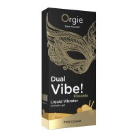 Orgie Dual Vibe! - folyékony vibrátor - Pinã Colada (15ml) 82849 termék bemutató kép