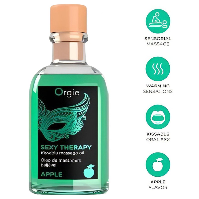Orgie Sexy Therapy - masszázsolaj szett - alma (100 ml) 171081 termék bemutató kép