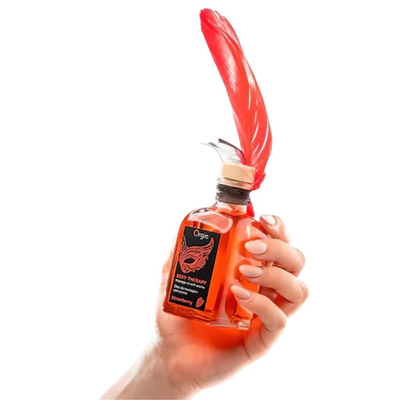 Orgie Sexy Therapy - masszázsolaj szett - eper (100 ml) 171109 termék bemutató kép