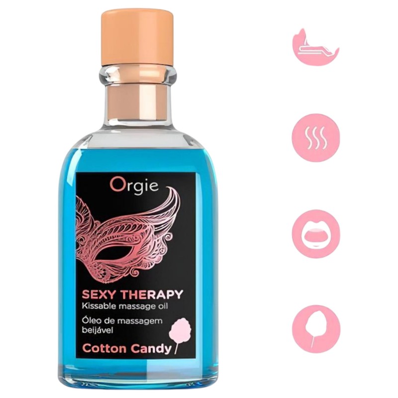 Orgie Sexy Therapy - masszázsolaj szett - vattacukor 118444 termék bemutató kép