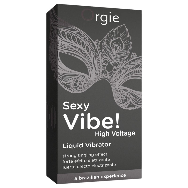Orgie Sexy Vibe High Voltage - unisex folyékony vibrátor (15 ml) 130960 termék bemutató kép
