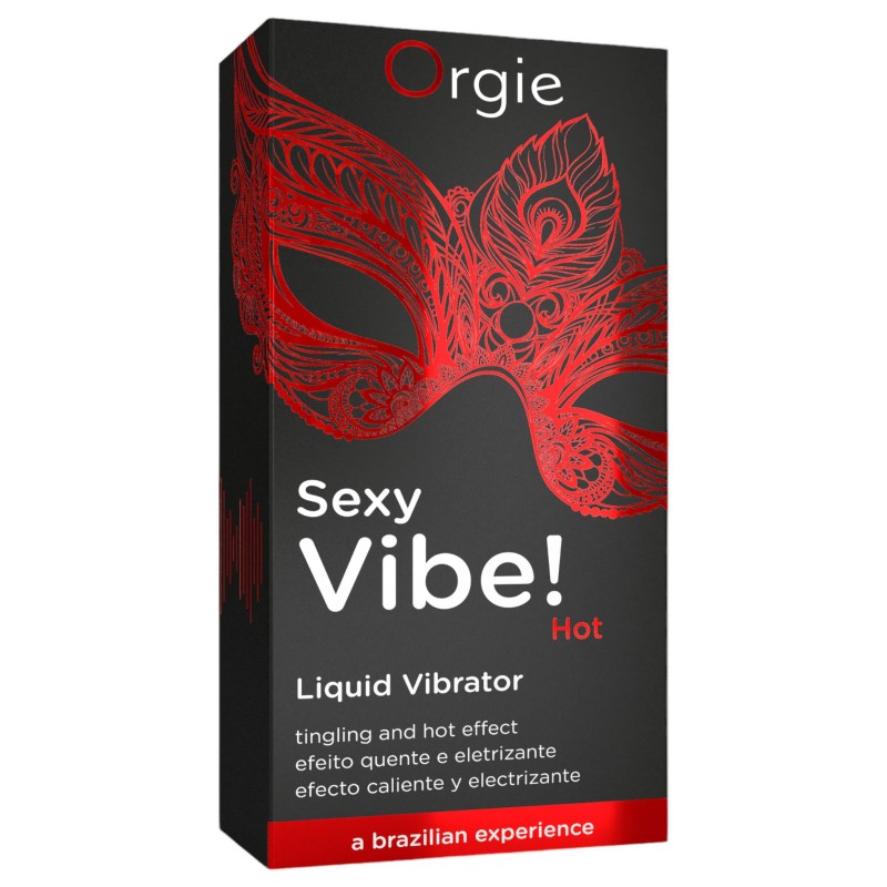 Orgie Sexy Vibe HOT - epres, melegítő folyékony vibrátor (15ml) 97571 termék bemutató kép