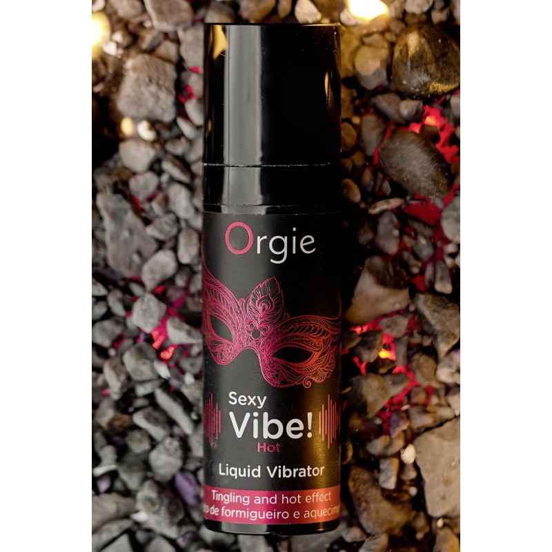 Orgie Sexy Vibe HOT - epres, melegítő folyékony vibrátor (15ml) 97573 termék bemutató kép