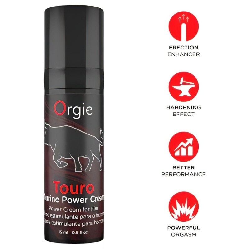 Orgie Touro Power - erekció fokozó krém (15 ml) 133955 termék bemutató kép